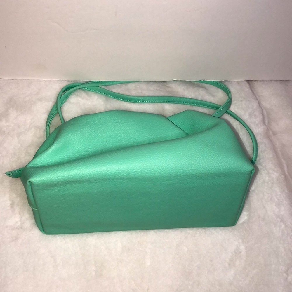 Rare Mint Cloud Dumpling Mini Pouch Crossbody Bag - image 8